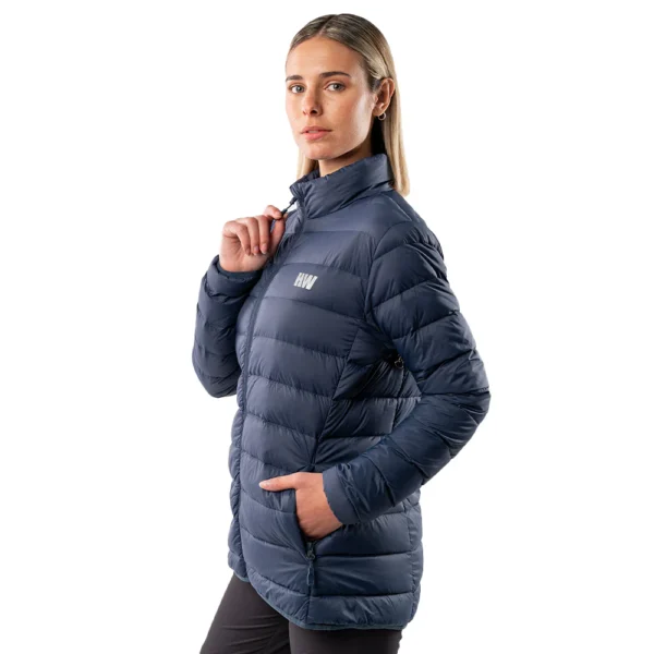 PARKA PLUMA PULLAY PRO MUJER AZUL- HARDWORK - Imagen 3