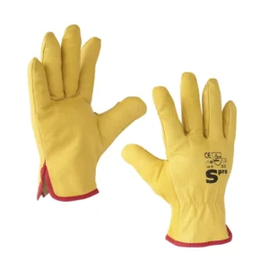 GUANTE CONDUCTOR CUERO AMARILLO | SPRO