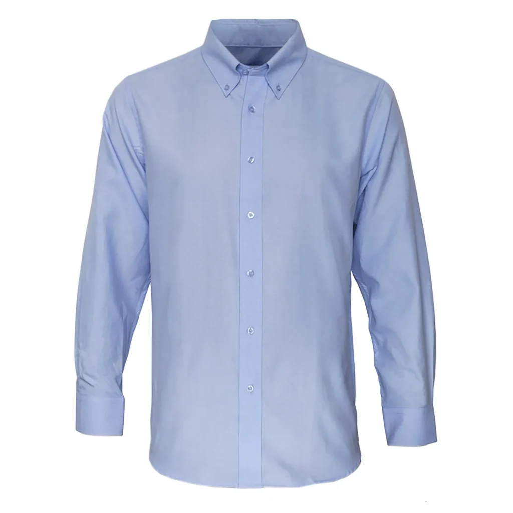 CAMISA OXFORD HOMBRE M/LARGA CELESTE - STEELPRO