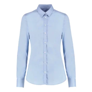 CAMISA OXFORD MUJER M/LARGA CELESTE