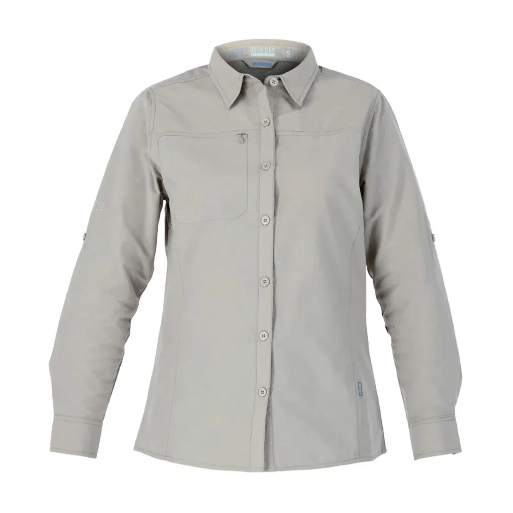 CAMISA HW DUCK DRY MUJER BEIGE - HARDWORK