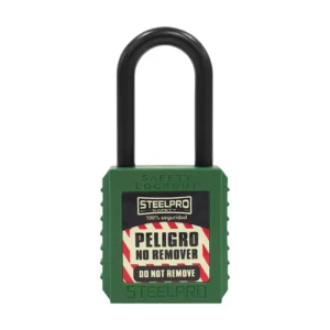CANDADO X10 DIELECTRICO VERDE STEELPRO