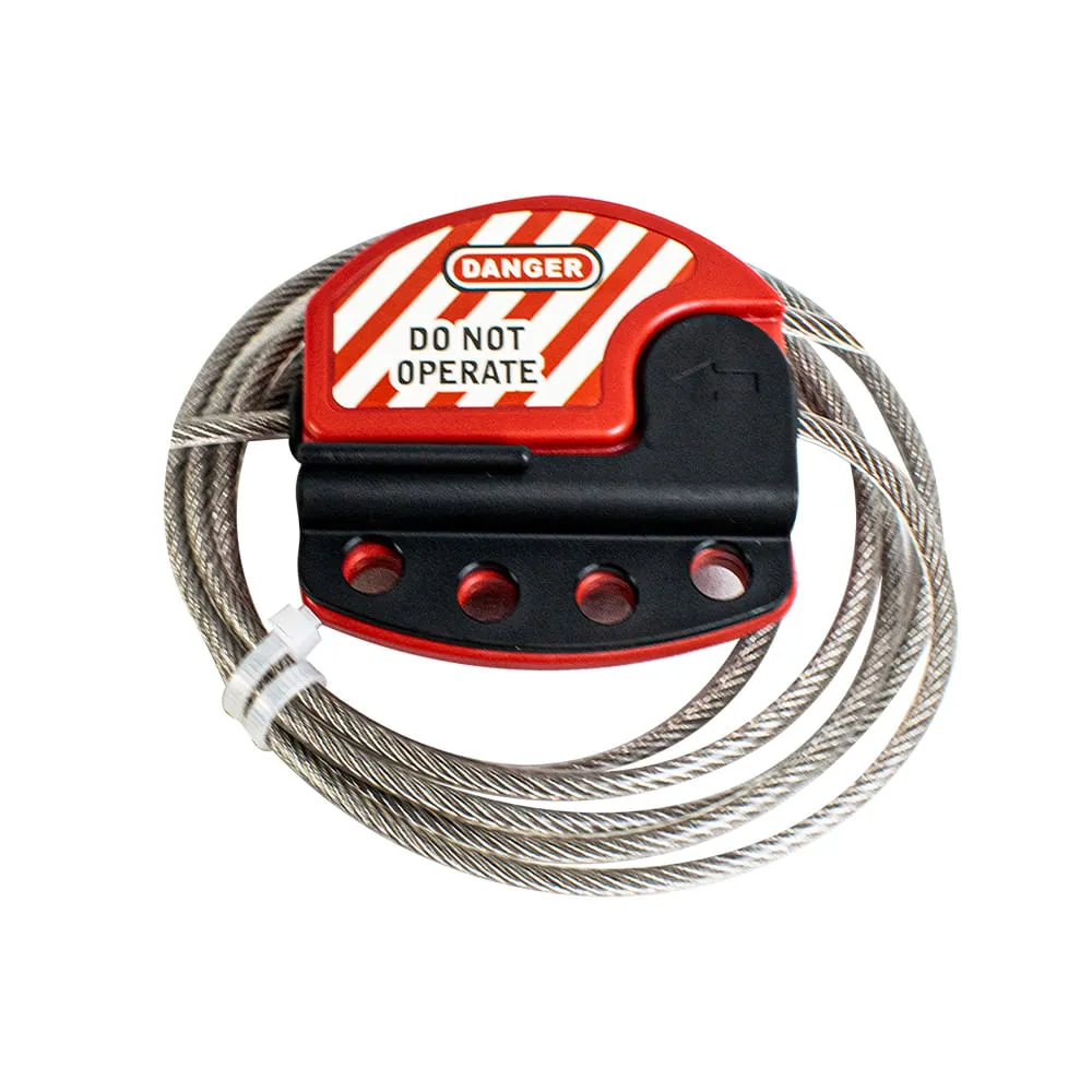 BLOQUEO DE CABLE AJUSTABLE - CABLE: 4MMX1.8M - STEELPRO