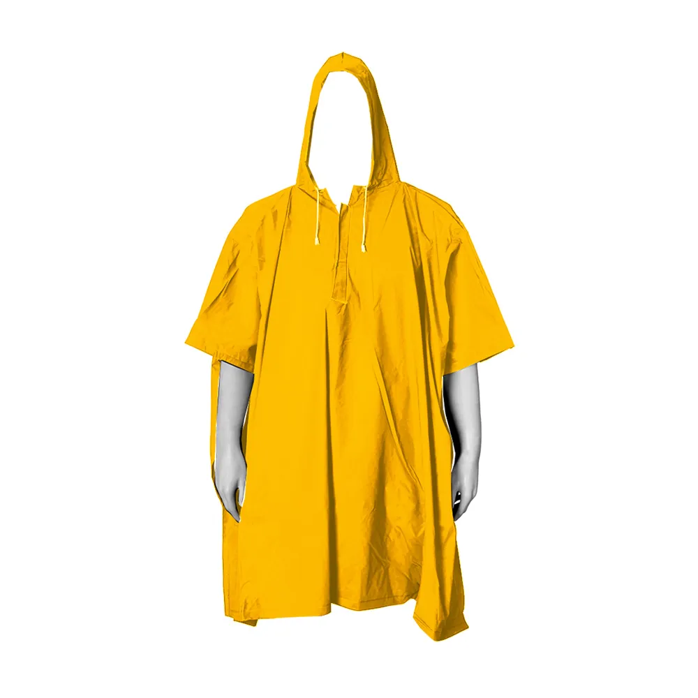 PONCHO PVC LIVIANO 1.25m X 1.00m AMARILLO - STEELPRO