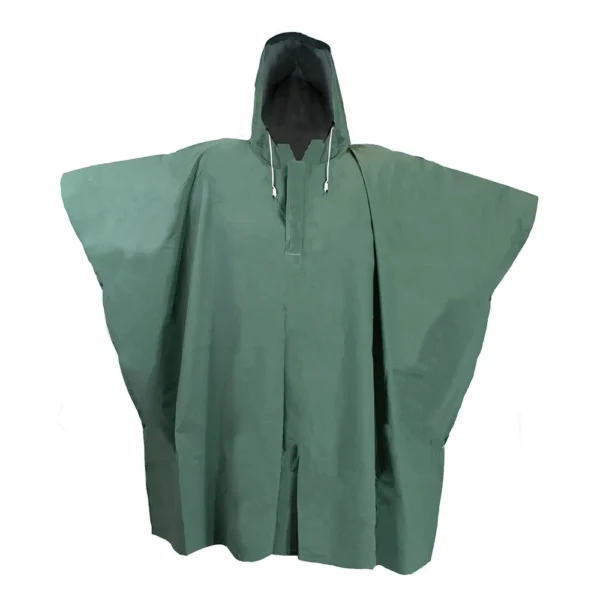 PONCHO PVC LIVIANO 1.25m X 1.00m VERDE - STEELPRO