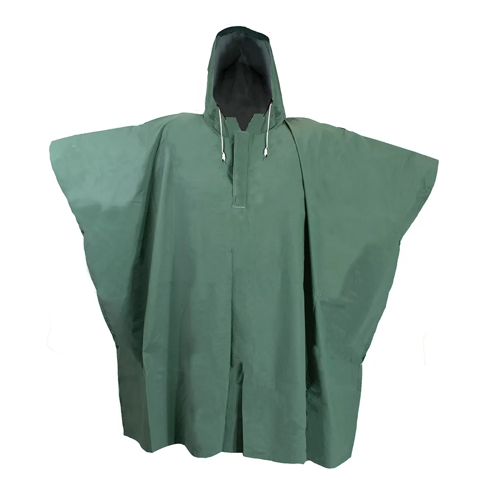 PONCHO PVC LIVIANO 1.25m X 1.00m VERDE - STEELPRO