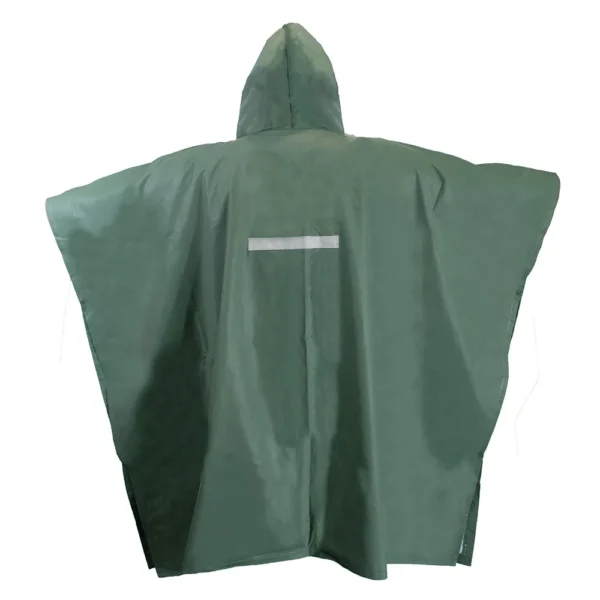 PONCHO PVC LIVIANO 1.25m X 1.00m VERDE - STEELPRO - Imagen 2
