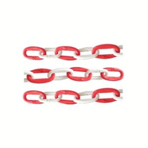 CADENA DE SEGURIDAD DELIMITADORA 8MM Y 6MM - ROJO Y BLANCO