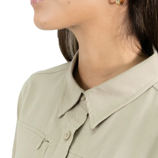 CAMISA HW DUCK DRY MUJER BEIGE - HARDWORK - Imagen 5