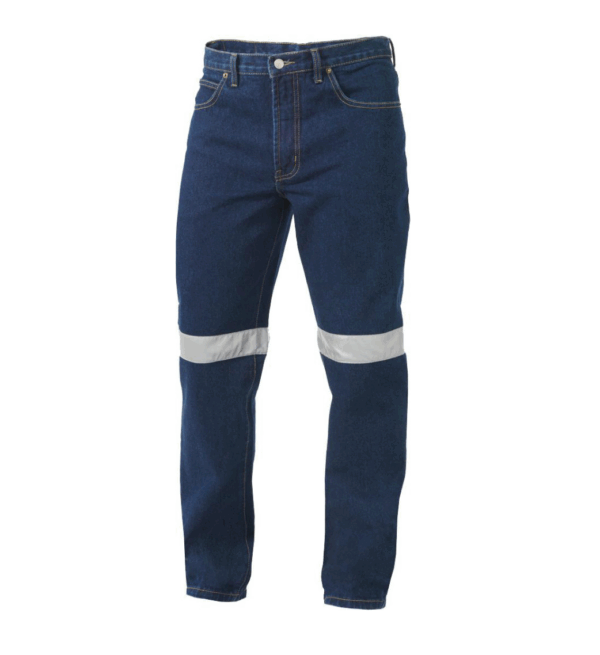 PANTALON JEAN PROCESADO C/ CINTA REFLECTIVA - NACIONAL