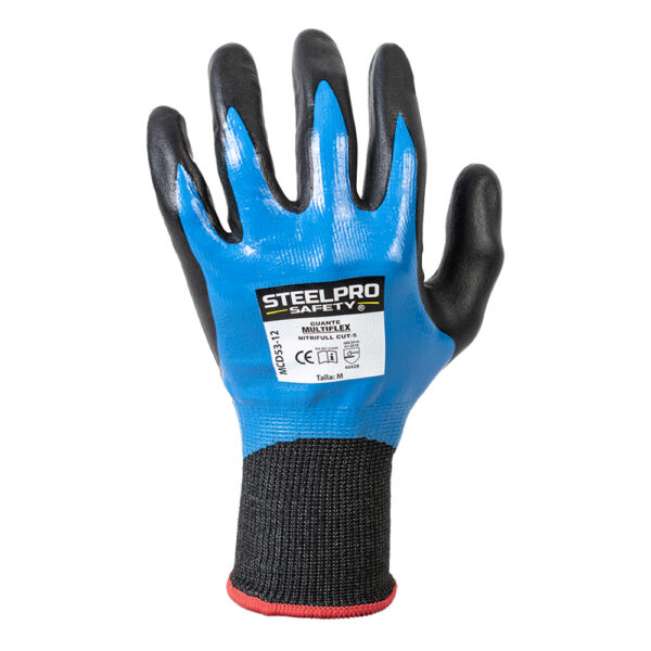 GUANTE MULTIFLEX NITRIFULL CUT-5 MCD53-12 - STEELPRO - Imagen 3