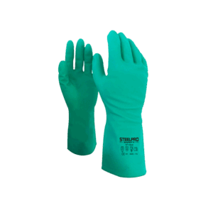 GUANTE NITRILO STEELPRO 13”-15MIL C/FLOCK PLUS - STEELPRO