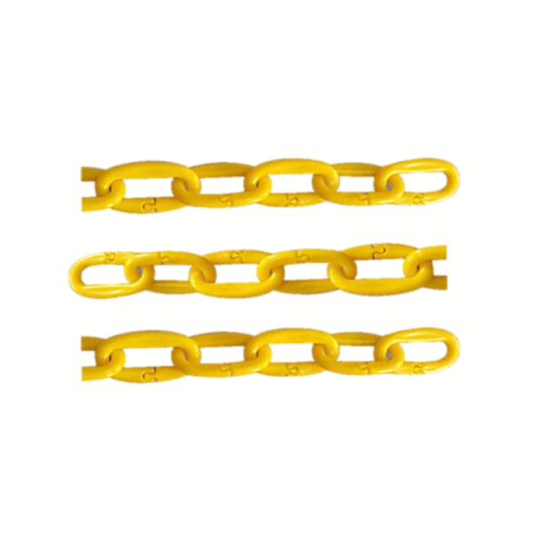CADENA DE SEGURIDAD DELIMITADORA DE 8MM Y 6MM - AMARILLO