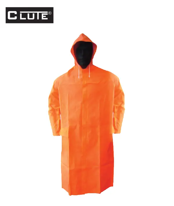 ABRIGO PVC NARANJA - CLUTE
