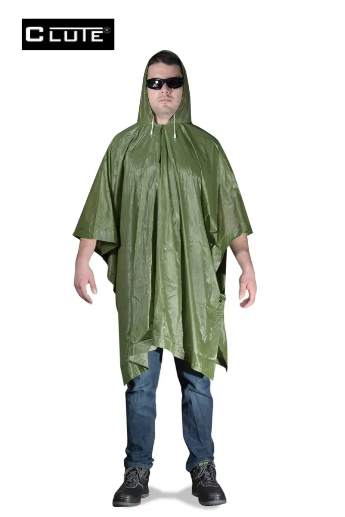 PONCHO PVC VERDE - CLUTE