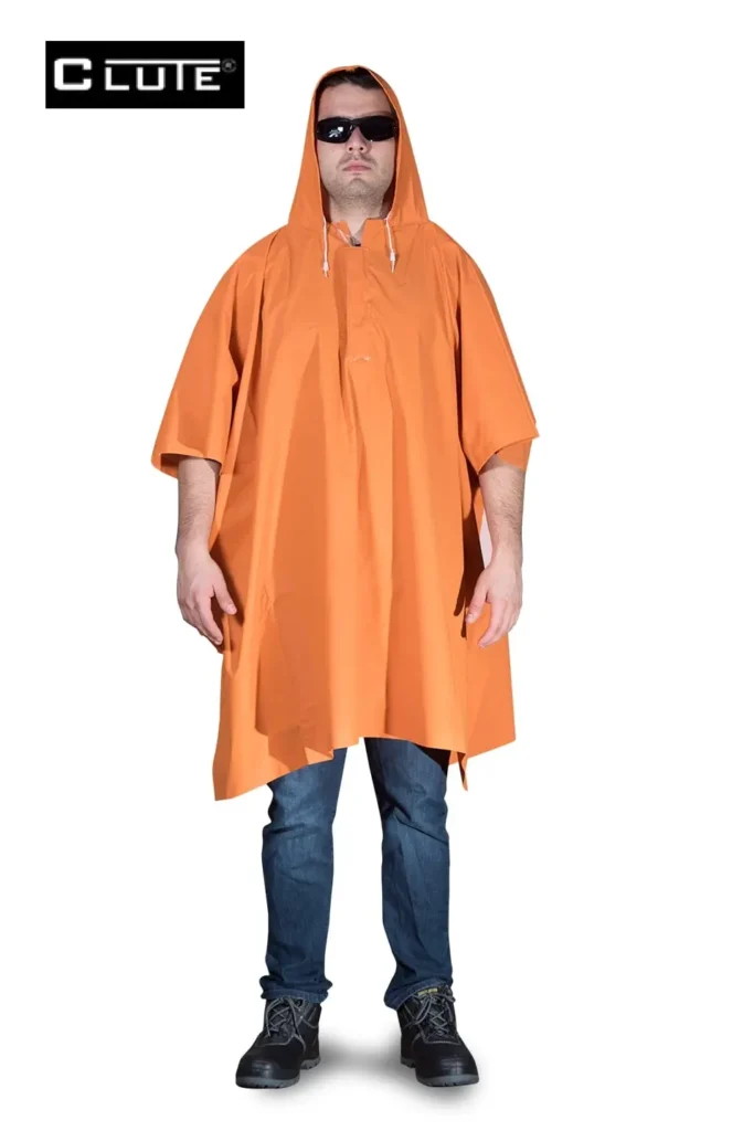 PONCHO PVC NARANJA - CLUTE