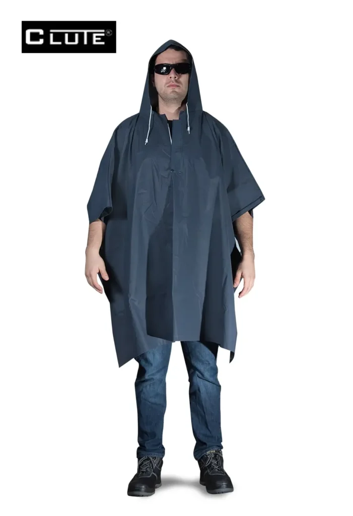 PONCHO PVC AZUL - CLUTE