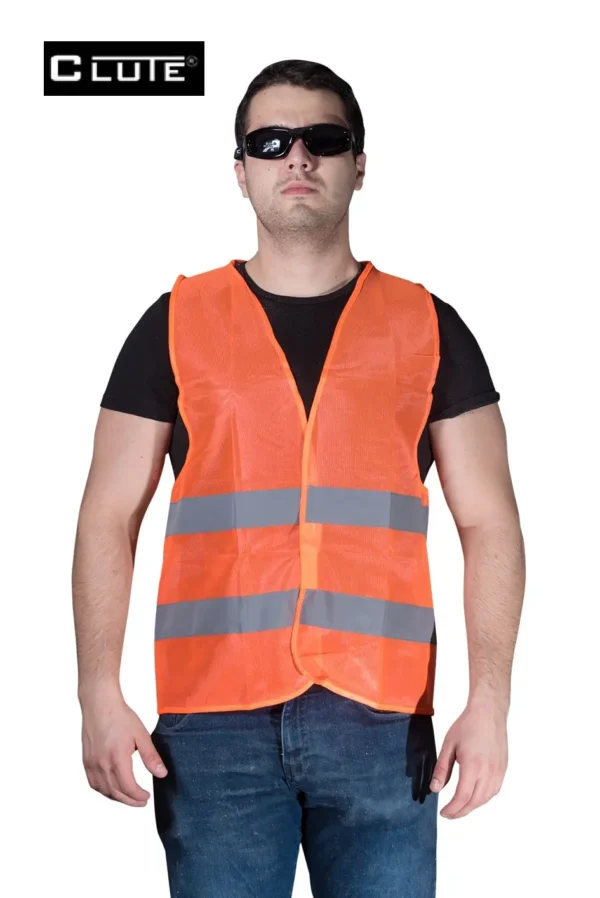 CHALECO REFLECTIVO LIGERO NARANJA - CLUTE