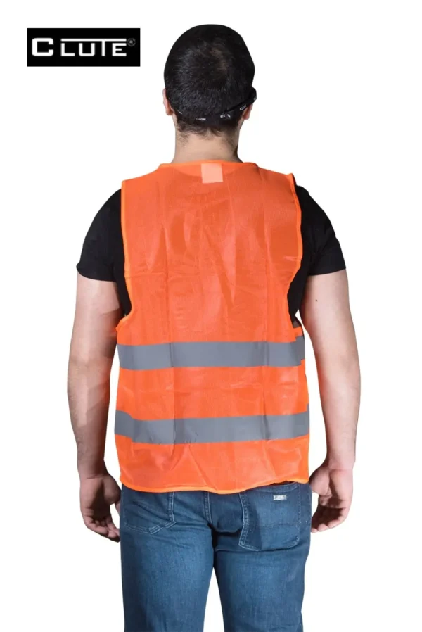 CHALECO REFLECTIVO LIGERO NARANJA - CLUTE - Imagen 2