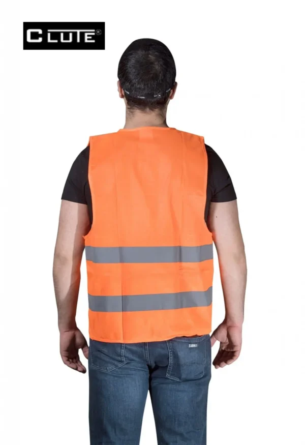 CHALECO REFLECTIVO PESADO NARANJA - CLUTE - Imagen 2