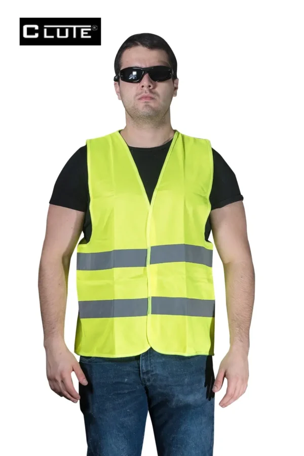 CHALECO REFLECTIVO PESADO AMARILLO - CLUTE