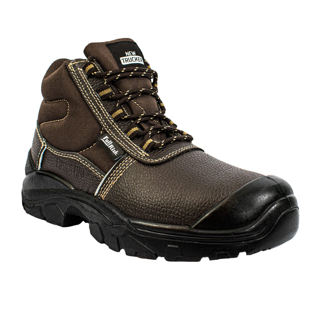 BOTA DE SEGURIDAD NEW TRUCKER MARRON NT115 - STEELPRO