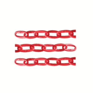 CADENA DE SEGURIDAD DELIMITADORA 8MM Y 6MM - ROJO