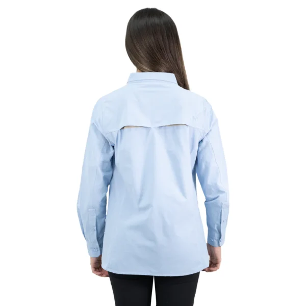 CAMISA HW DUCK DRY MUJER CELESTE - HARDWORK - Imagen 4