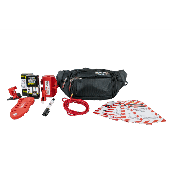 KIT BLOQUEO Y ETIQUETADO PARA ELECTRICISTA - STEELPRO