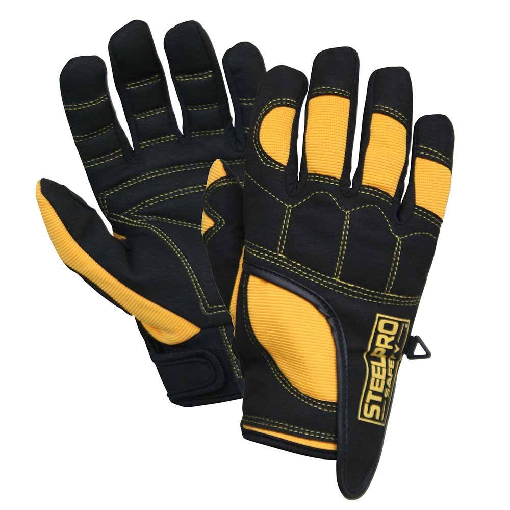 GUANTE ANTIVIBRACION PORON - STEELPRO