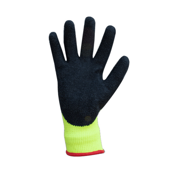 GUANTE MULTIFLEX MPA102 LATEX HI-VIZ PALMA NEGRA - STEELPRO - Imagen 3