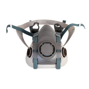 RESPIRADOR ERGONIC 100 TPR MEDIO ROSTRO NEGRO/ GRIS - STEELPRO
