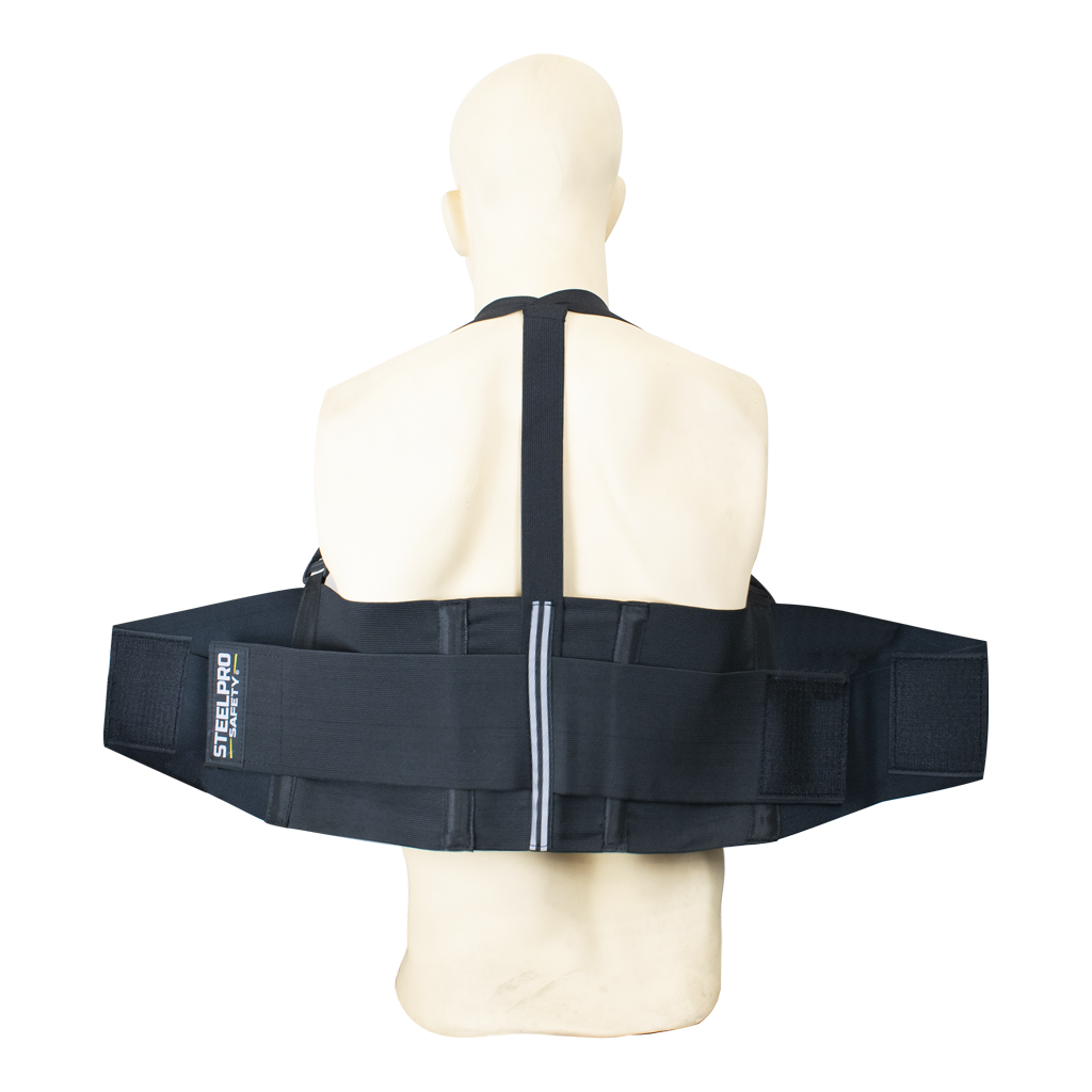 FAJA LUMBAR C/SUSPENSOR - STEELPRO