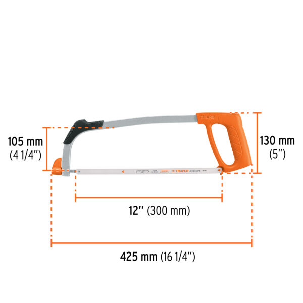 ARCO DE SIERRA PROFESIONAL TUBULAR 12" 10234 - TRUPER - Imagen 2