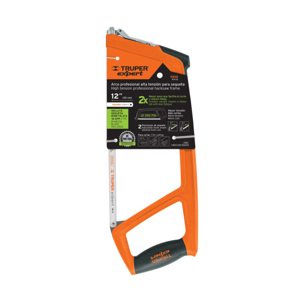 ARCO DE SIERRA PROFESIONAL 12" EXTRA PESADO 10232 - TRUPER - Imagen 4