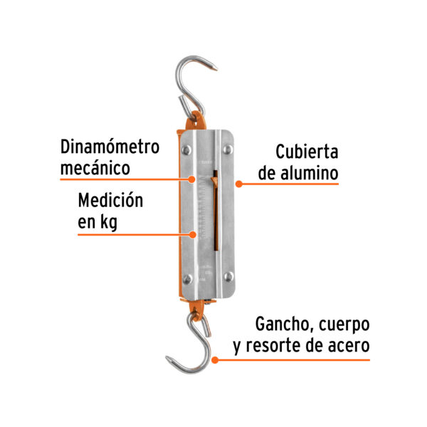 BALANZA ROMANA DE RESORTE 25KG 13518 - TRUPER - Imagen 2