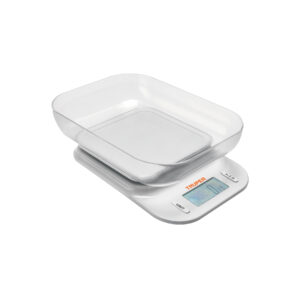BALANZA DIGITAL 5KG P/ COCINA C/ TAZÓN Y PLATO ABS 102421 - TRUPER