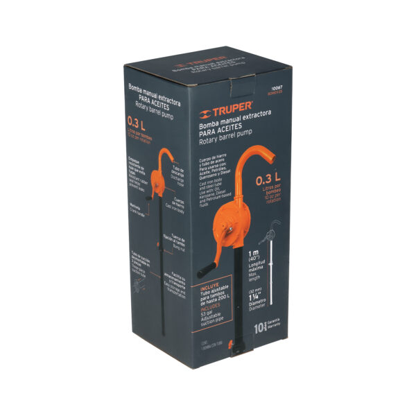 BOMBA EXTRACTORA DE ACEITE, TUBO 1 1/4", 100CM, 10067 - TRUPER - Imagen 4