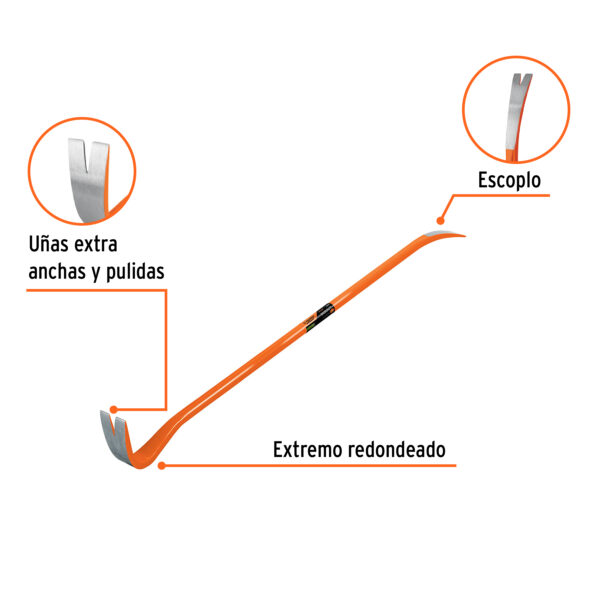 PATA DE CABRA 7/8", 105cm, 3.8Kg, 102672 - TRUPER - Imagen 3
