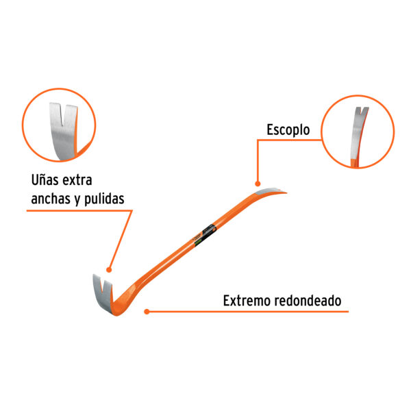 PATA DE CABRA 7/8", 75cm, 3.0Kg, 102670 - TRUPER - Imagen 3