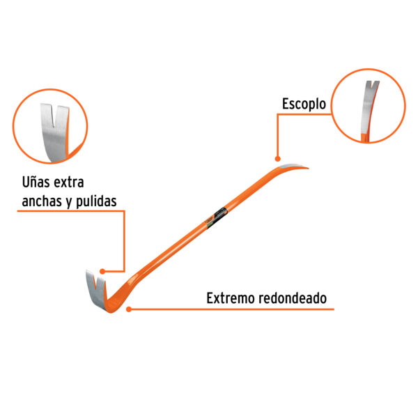 PATA DE CABRA 7/8", 90cm, 3.4Kg, 102671 - TRUPER - Imagen 3