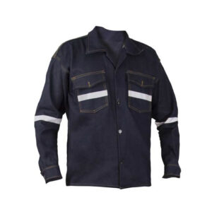 CAMISA JEAN CRUDO CON CINTA REFLECTIVA - NACIONAL