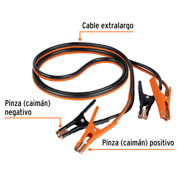 CABLE PASA CORRIENTE 6AWG X 3.5M C/ FUNDA 17544 - TRUPER - Imagen 2
