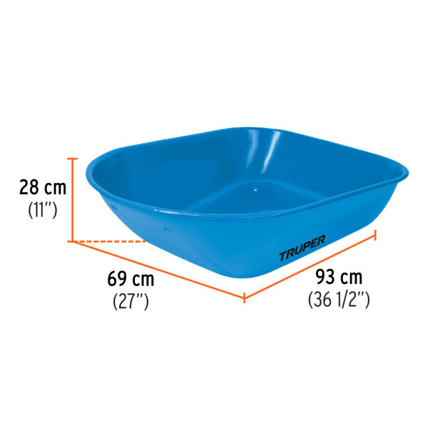 CARRETILLA 16L, 580KG, REFORZADO CALIBRE 20, 11752 - TRUPER - Imagen 2
