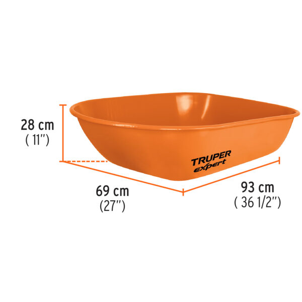 CARRETILLA 156L, 750KG, REFORZADO CALIBRE 18, 100416 - TRUPER - Imagen 2