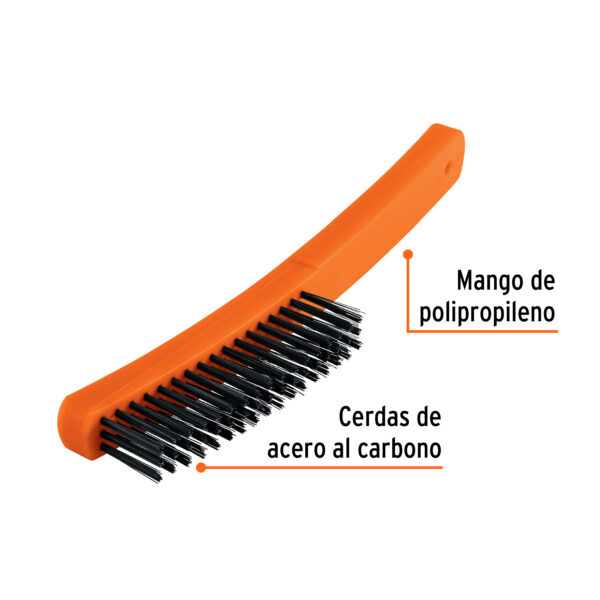 CEPILLO CON CERDAS DE ACERO 51 PINCELES 11553 - TRUPER - Imagen 3