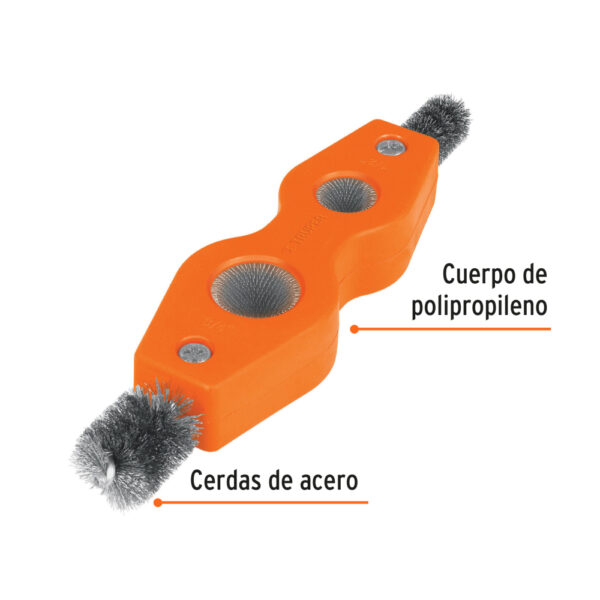 CEPILLO LIMPIADOR DE BORNERA DE BATERIA 4 EN 1, 17110 - TRUPER - Imagen 3