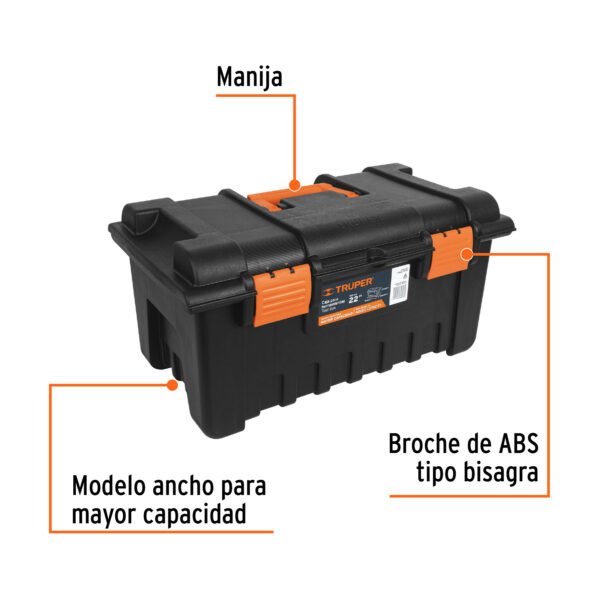 CAJA PARA HERRAMIENTAS 19" C/ CHAROLA 19781 - TRUPER - Imagen 3