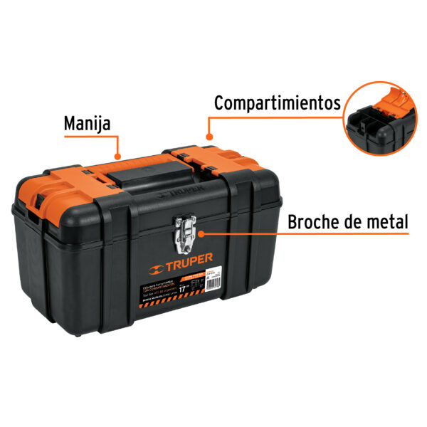 CAJA PARA HERRAMIENTAS 17" 102434 - TRUPER - Imagen 3