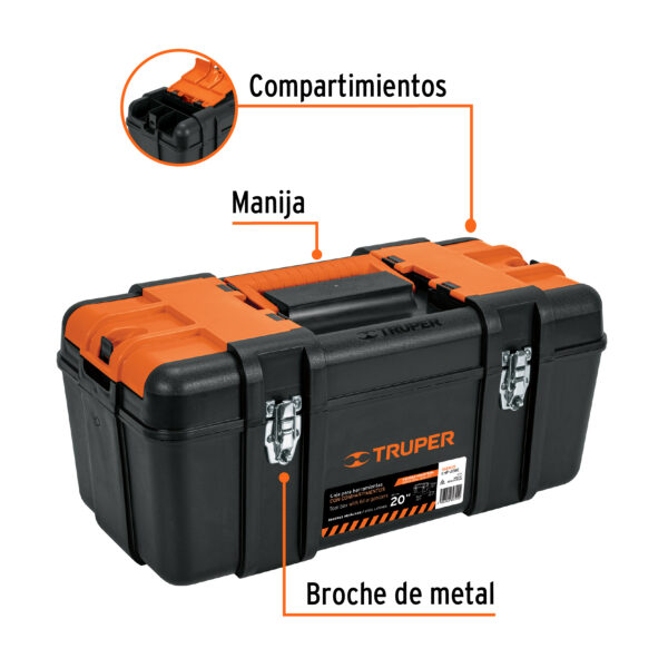 CAJA PARA HERRAMIENTAS 20" 102435 - TRUPER - Imagen 3